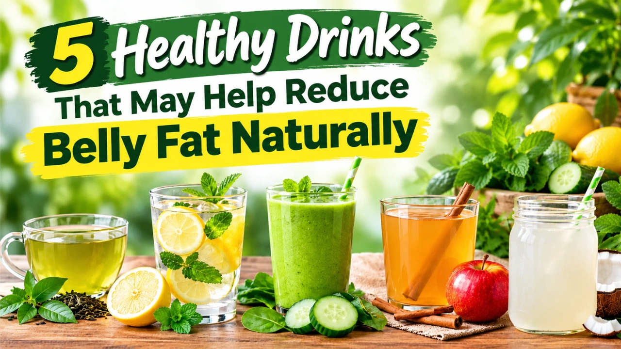 5 Drinks That May Help Reduce Belly Fat Naturally (1)