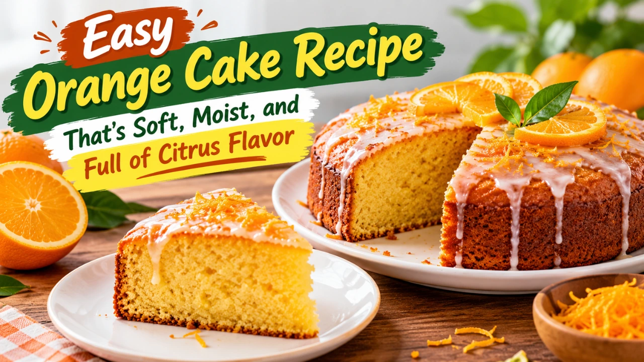 Easy Orange Cake Recipe